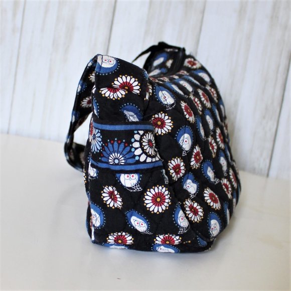 Vera Bradley "Night Owl" Print Small Bag - Picture 3 of 6